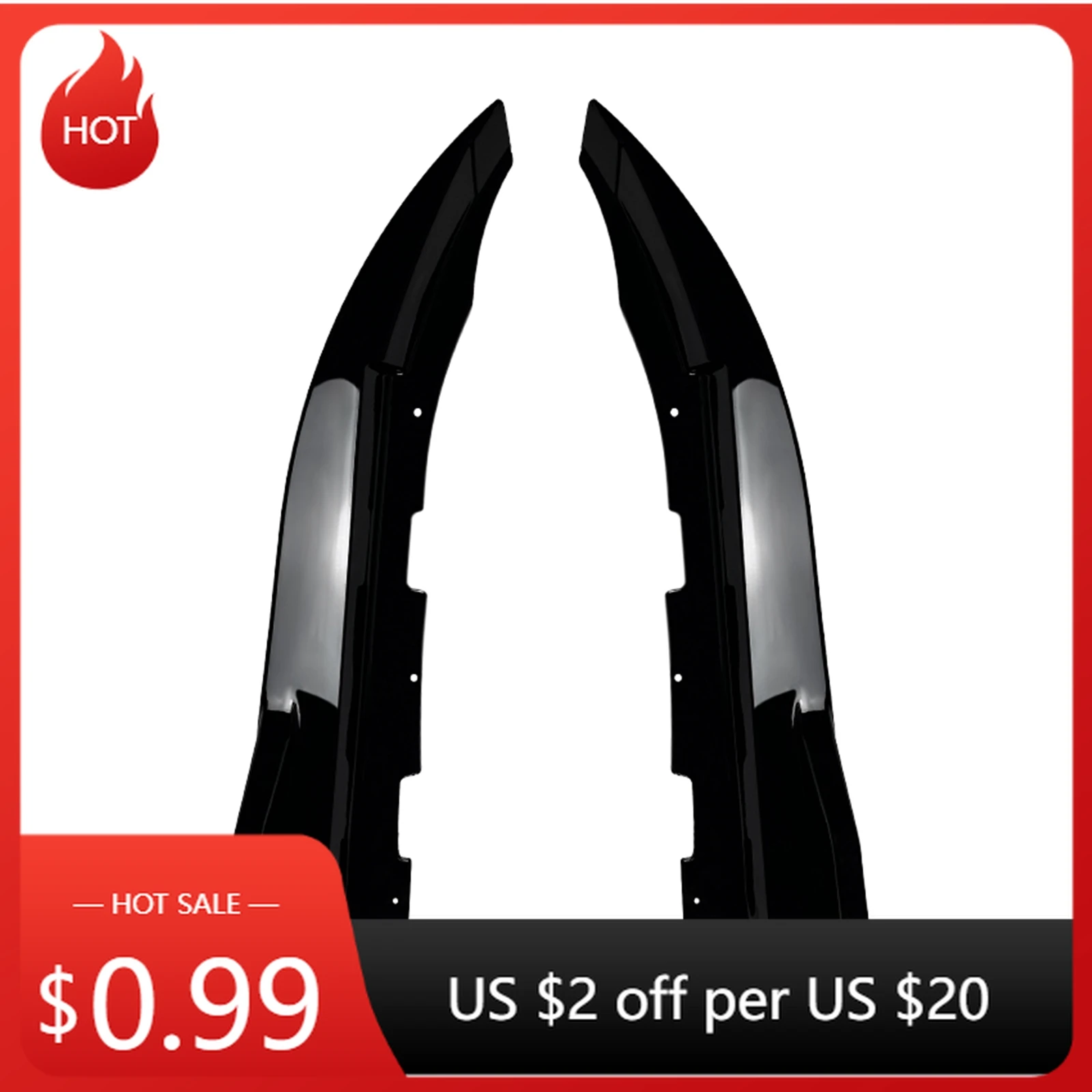 

Exterior Rear Side Splitter Cover Spoiler Corner For BMW 4 Series 425i 430i G22 G23 G24 G26 M Sport 2020-2024 Body Kits