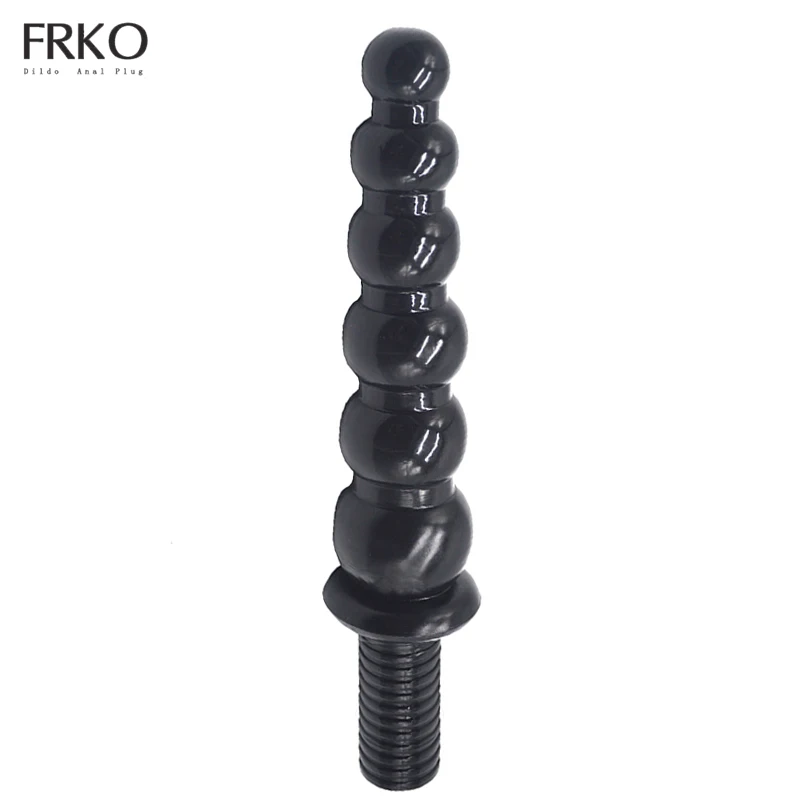 FRKO Big Female Anal Plug With Handle Qilian Ball Gourd Red Sex Toy Dildos For Women Masturbation Vagina Massage Erotic Products