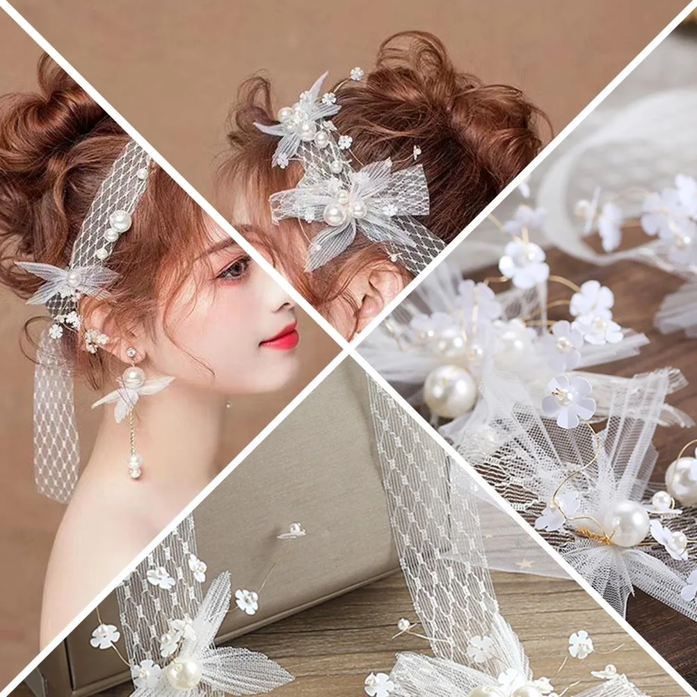 

Bridal Hair Accessories Beautiful Wedding Headdress Flower Headband for Bride Women Headdress Bride Party Photo Shoots