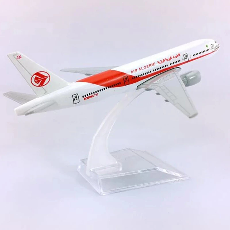 

16CM 1:400 B777-200 Model Air Algeria Airlines Base Alloy Metal Aircraft Plane Airliner Display Adult Boys Kid Collection