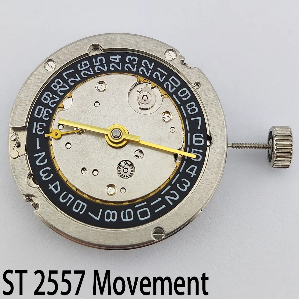 Movement ST2557 Seagull 3 pins half gmt Automatic Mechanical Movement 2557 Movement 9 Seconds Position Watch Repair Accessories