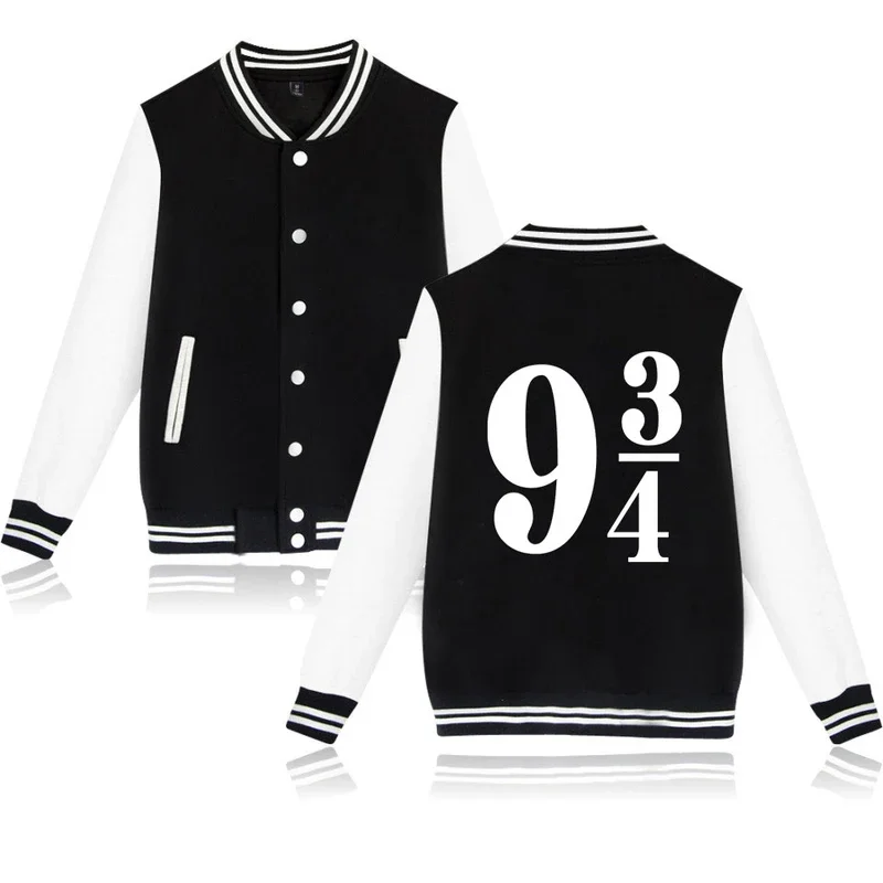 Glasses Print Baseball Jacket Men/Women Uniform Coat Long Sleeve Hoodies Harajuku Sweatshirt Sweatshirt Men