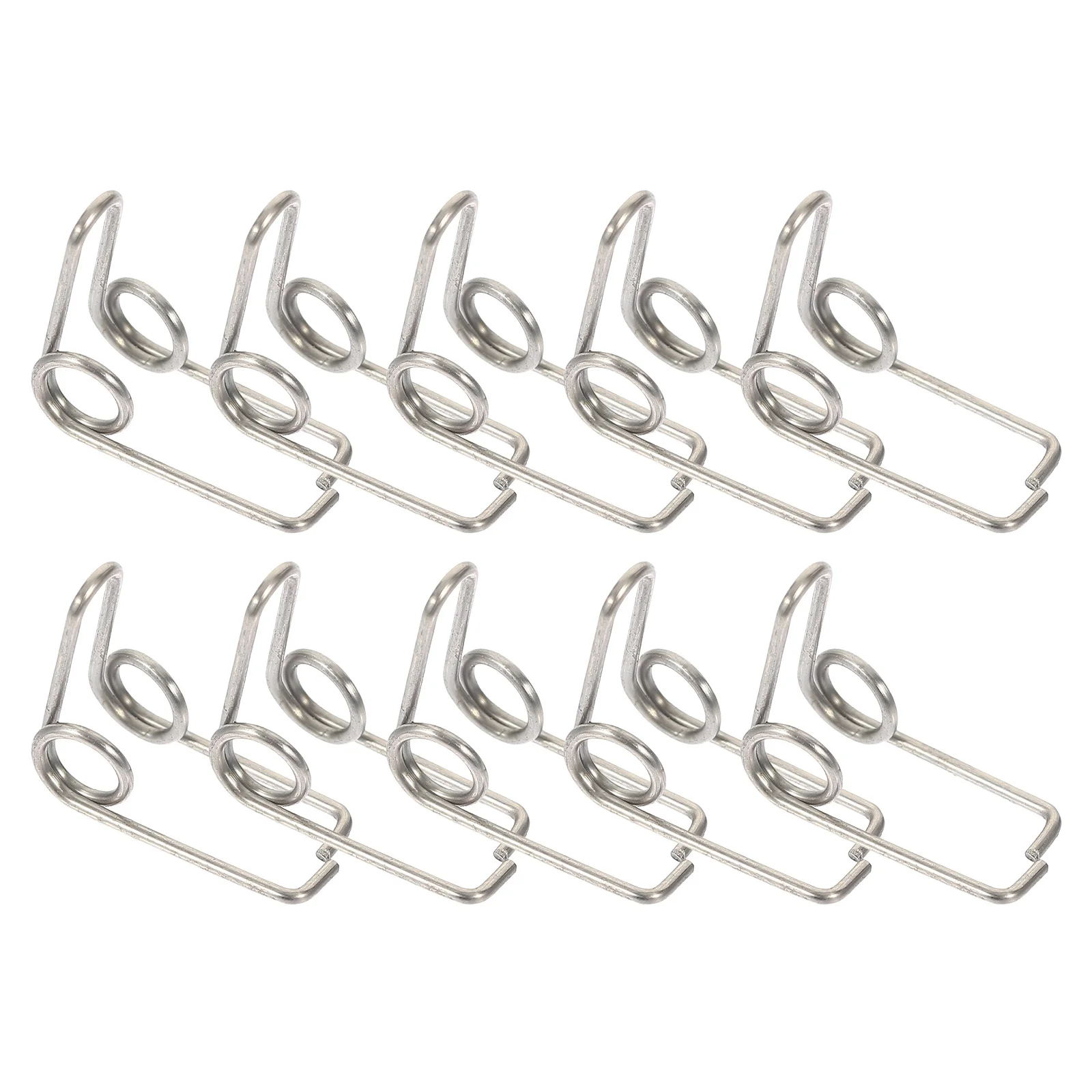 

10Pcs Trumpet Draining Spring Accessories Durable Metal Easy to Install and Clean Long Lasting Trumpet Draining Springs