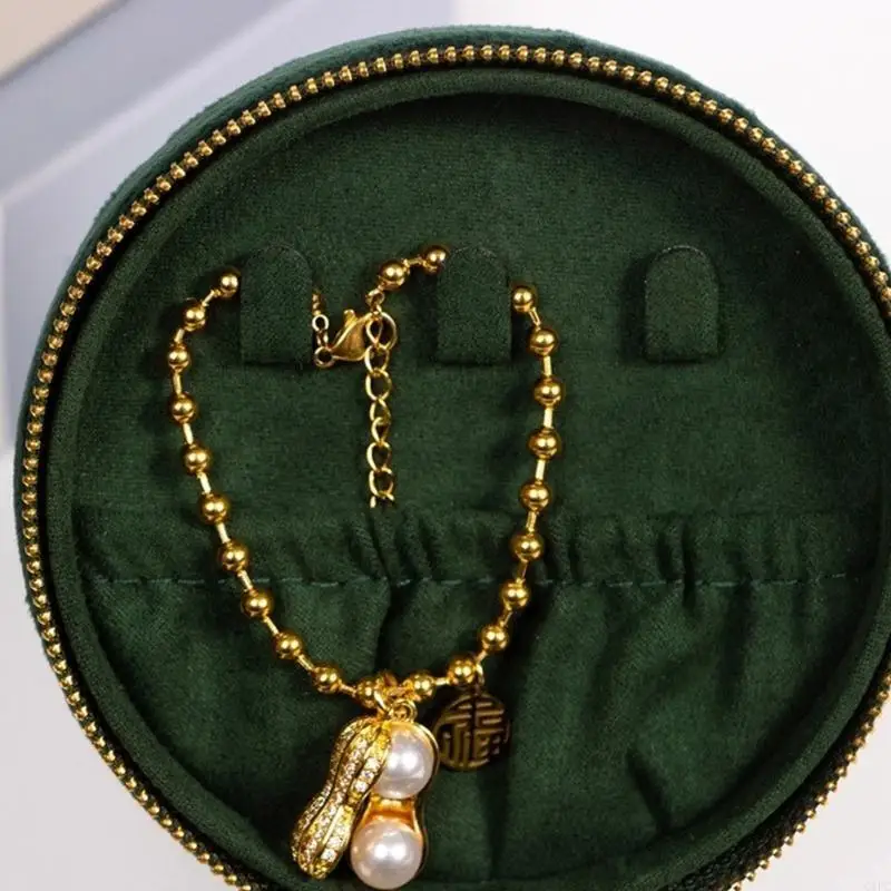 

Ящик для хранения вышитых браслетов для браслетов и аксессуаров, небольшой футляр для ювелирных изделий