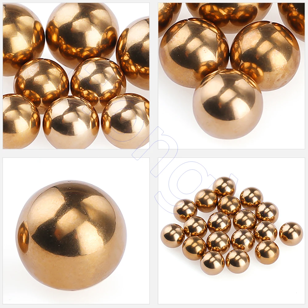 Solid Brass Balls H62 Precision Metal Bearing Ball Round Beads 0.9 1 1.2 1.8 2 2.381 2.5 2.8 3 3.175 3.5 4 4.45 4.5 4.763 - 10mm