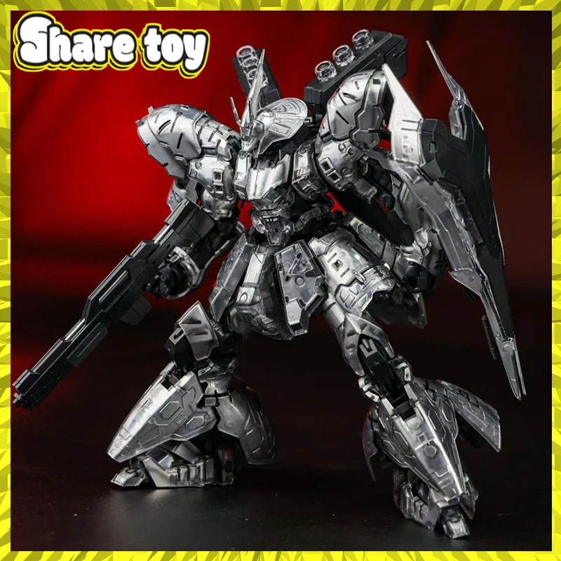 

STAR Model RG 1/144 MSN-04 Sazabi Mechanical silver plating Assembly Model Kits Anime Action Figure Plastic Robot model toys