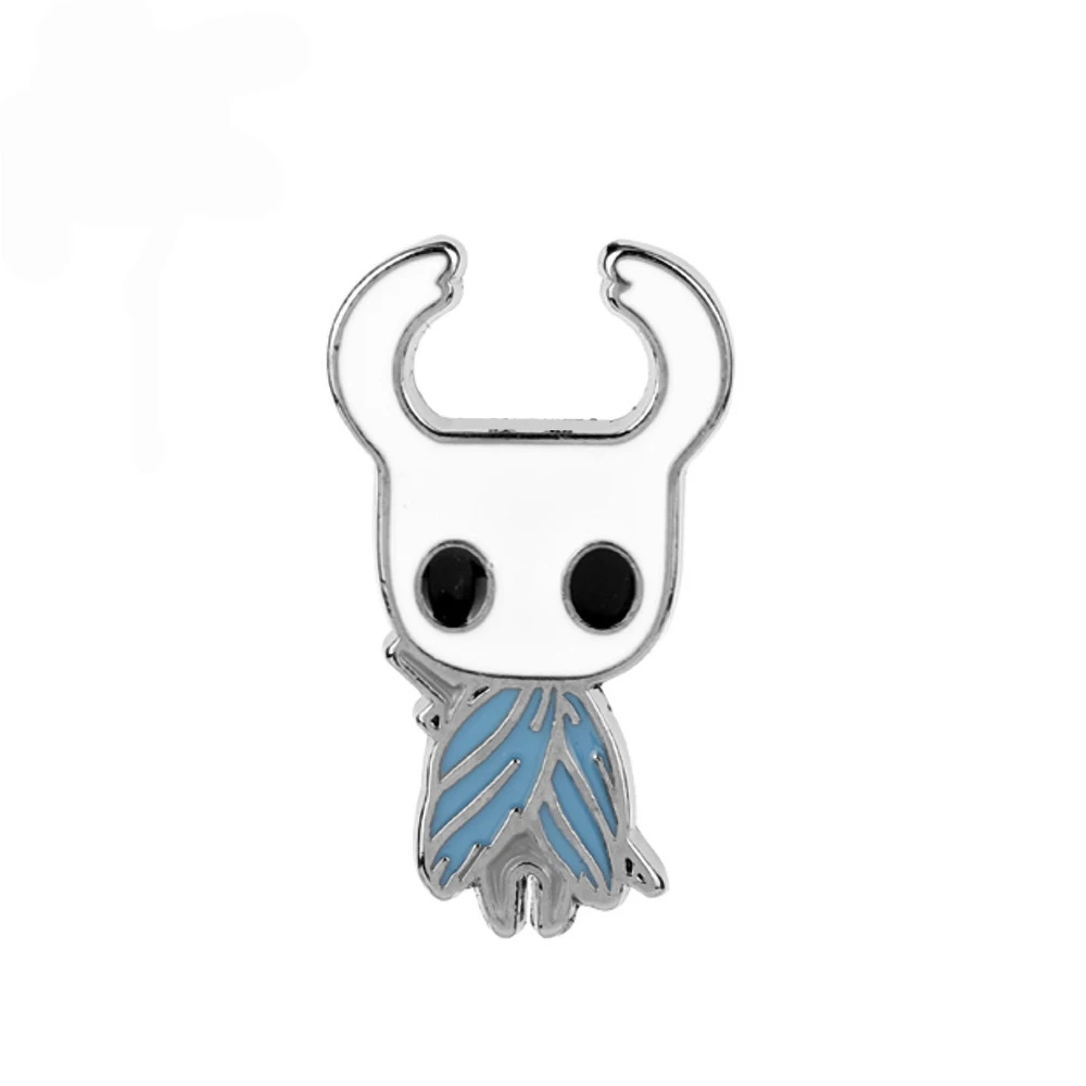 

Game Hollow Knight Enamel Brooch Pins Anime Lurien The Watcher Monomon The Teacher Figure Alloy Metal Lapel Pin Cosplay Prop Gif