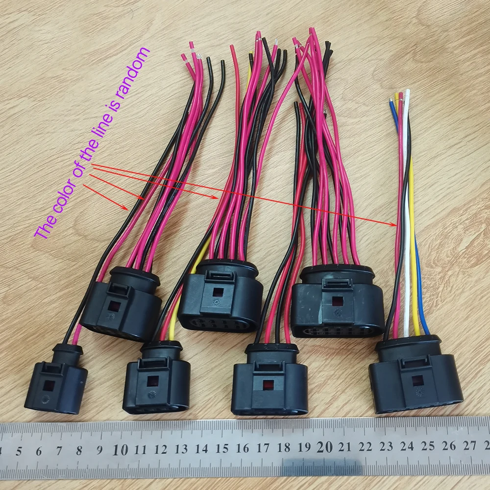 2/3/4/5/6/8/10-poliger wasserdichter Kfz-Steckverbinder für VW Audi VAG Reparatur Auto Zündspule Hupe Sensor Kabelanschluss Stecker – Detail 2