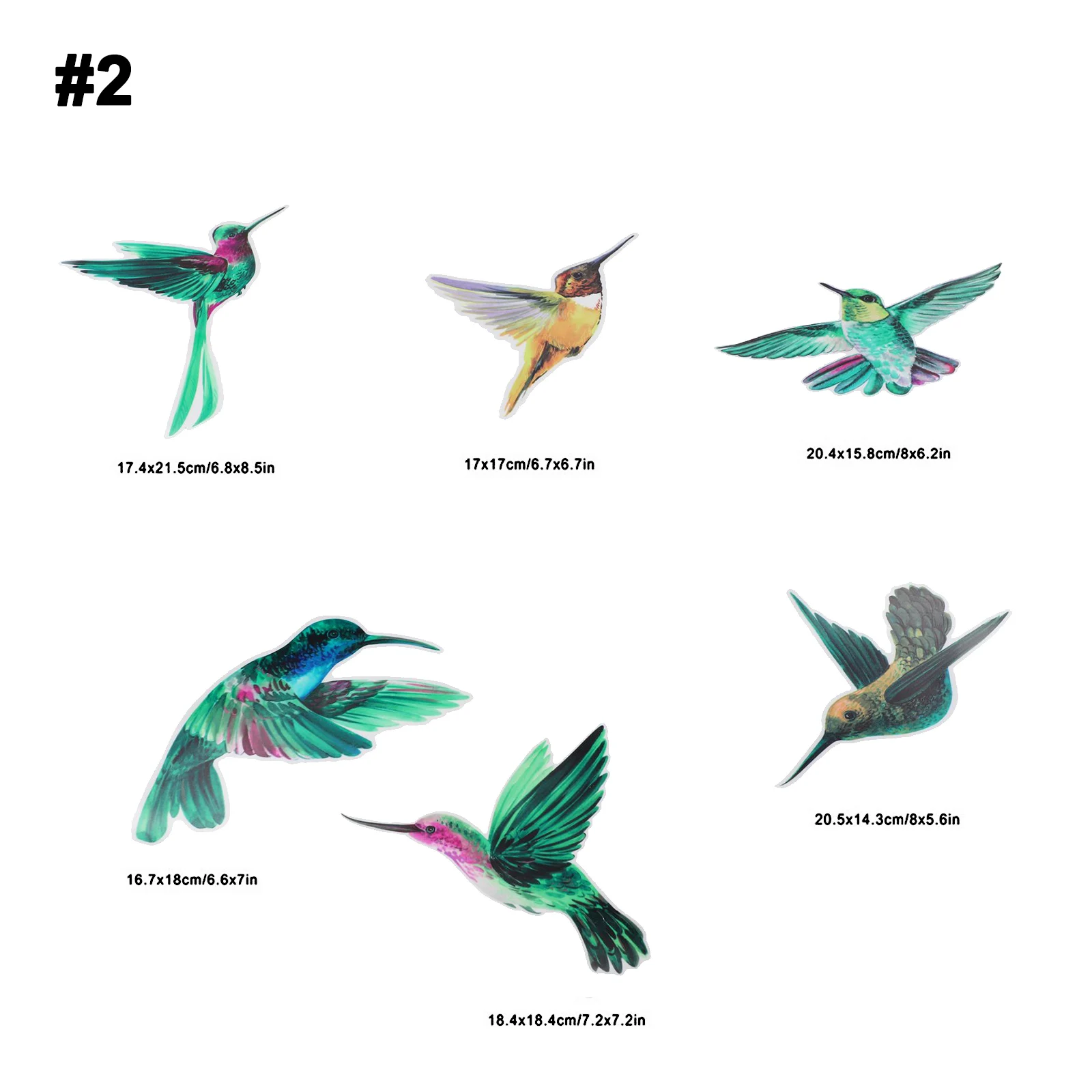 Glass Stickers Set Sticker Accessories Anti-bird Anti-collision Decor Decorations Electrostatic Stickers Bathroom