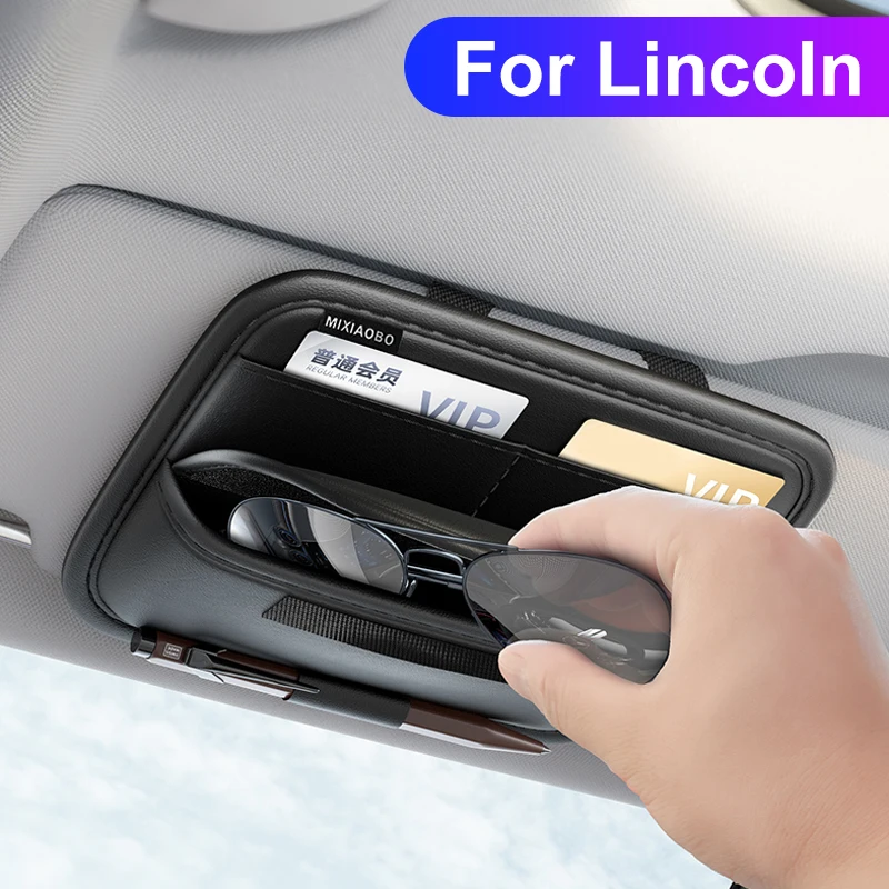 

For 2003-2025 2024 Lincoln Universal Glasses Box Corsair Nautilus Navigator Aviator Mark E MKZ MKC MKX MKS Interior Accessories