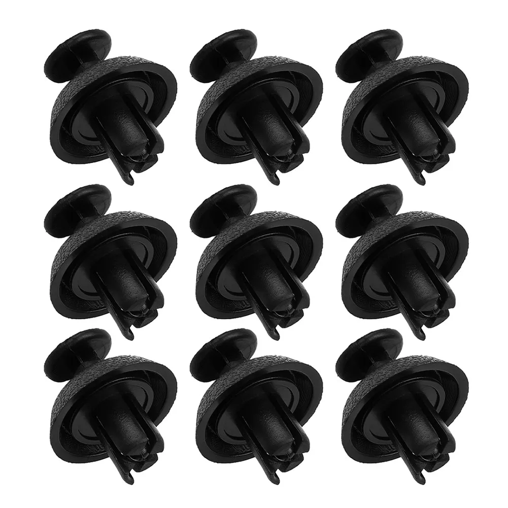 50Pcs Car Bumper Fender Black Rivet Car Fastener Clips 7mm Hole Car Rivets Clips For Toyota For Camry For Highlander For Carola