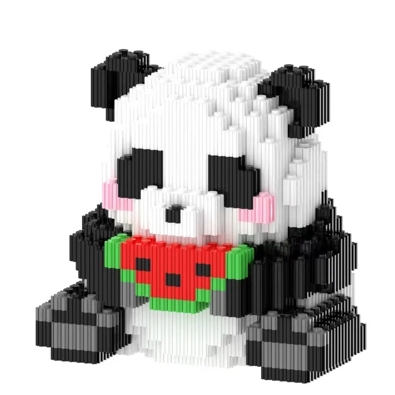 

Panda Building Blocks Puzzle Toy Adorable and Educational Present for Boys and Girls Birthdays