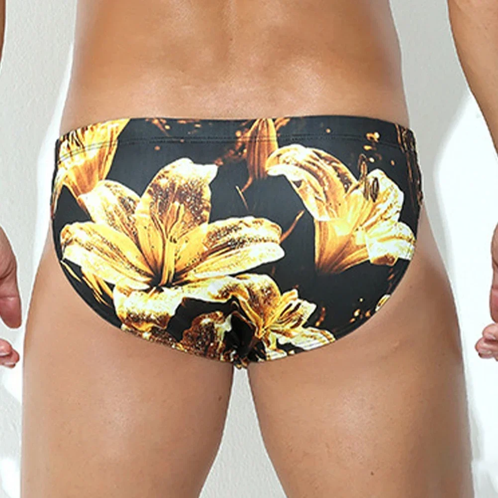 

Low Waist Trunks Bikini Underwear 10 Spandex Material 90 Polyamide Fabric Classic Style Comfortable Fit Male Swimwear