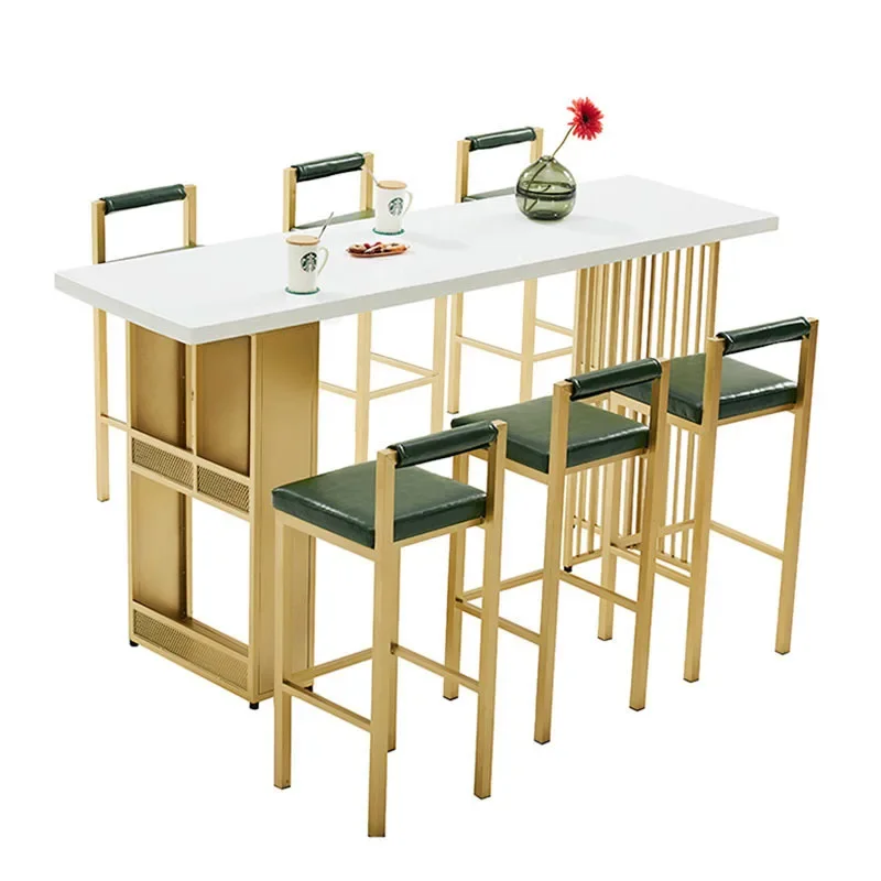 

Nordic Restaurant Bar Table and Chairs Simple Solid Wood High Bar Tables Wall Bar Furniture Home Kitchen