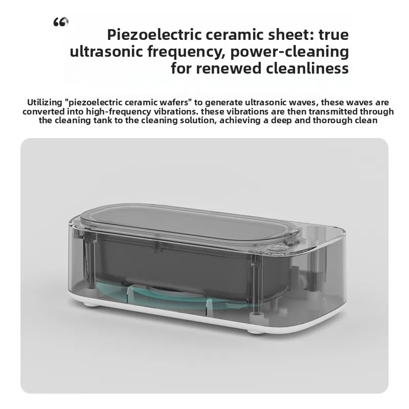 2025 جديد بالموجات فوق الصوتية الأنظف آلة تنظيف النظارات المنزلية ساعة مجوهرات الأنظف 110 فولت/220 فولت #2