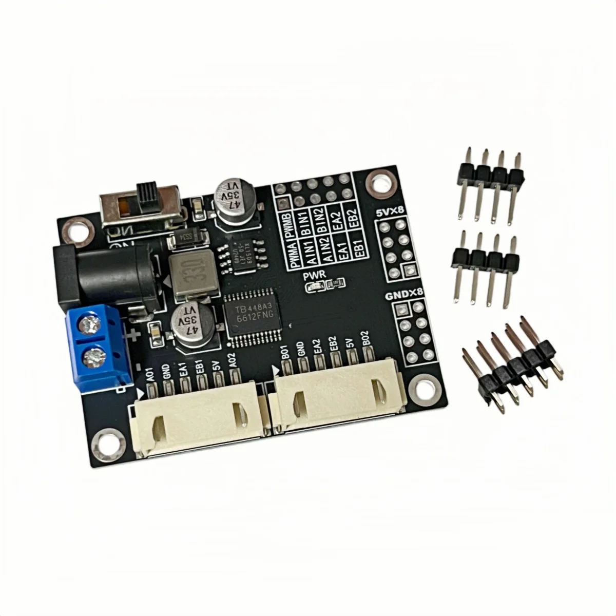 Dual TB6612FNG Motor Driver Module, Better Performance than L298N, Self-Balancing Car Driver Module, Sold in 2pcs