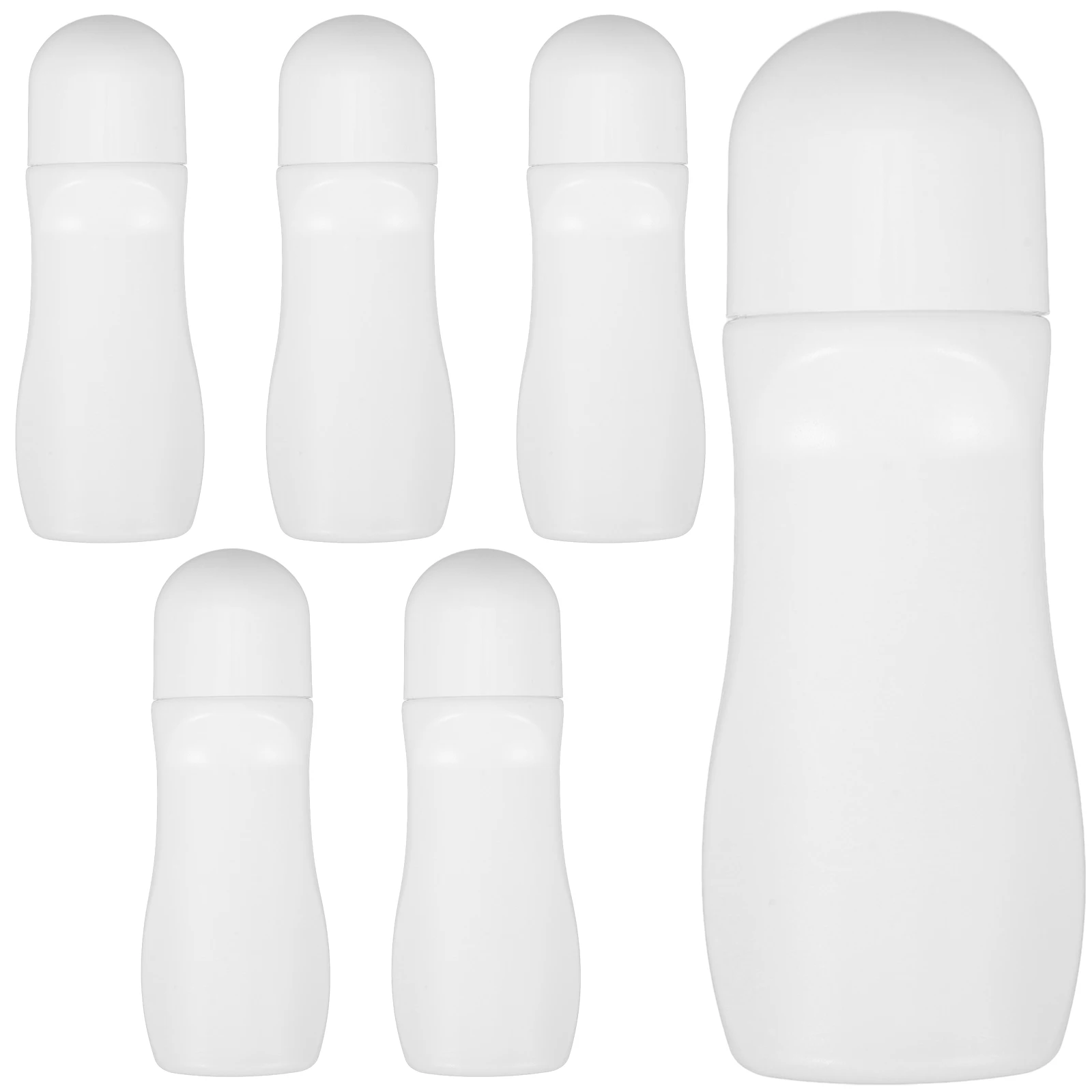 

6pcs Sponge Head Liniments Bottles Empty Refillable Travel Applicator Bottles 60Ml Portable Storage Container Reusable