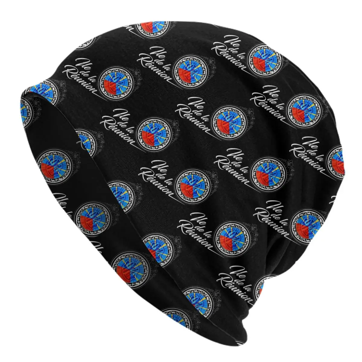 Reunion Island 974 Bonnet Hats Street Knitting Hat For Women Men Winter Warm Skullies Beanies Caps
