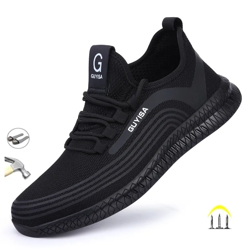 

Men's Comfortable Anti-Smashing And Piercing Wear Resistant Steel Baotou Labor Protection Shoes Work Safety Protection Shoes