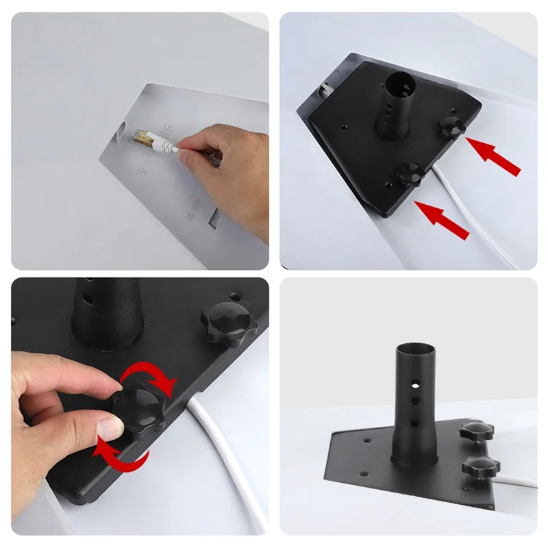 

FORW-Настенный комплект, совместимый кронштейн для крепления спутникового приемника, регулируемый на 360 градусов для лучшего сигнала