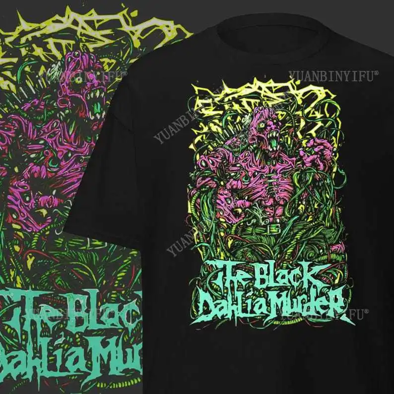 

Футболка Black Dahlia Murder, модная готическая футболка Death Thrashing Melodic, новая металлическая группа, хлопковые футболки с короткими рукавами, подарочные футболки с графикой