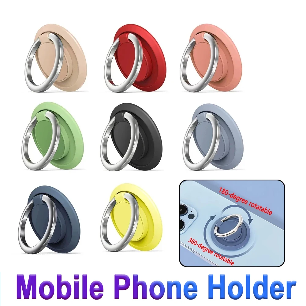 

Универсальный держатель для мобильного телефона, вращающийся на 360 градусов, портативный держатель для кольца на палец, автомобильный держатель для телефона для IPhone 15 14 Pro MAX