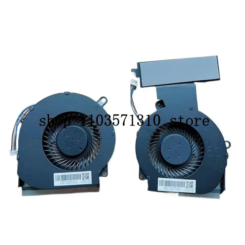 

yeM new Laptop cpu gpu cooling fan for HP OMEN 4 Pro 15-DC TPN-Q211 Cpu Cooler fan Notebook Computer Replacement Accessorie JM