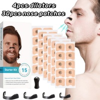 Magnetic Nasal Breathing Dilators Breathable Nose Patch Refill Nose Clip Nasal Dilator Boost Oxygen IntakeSleeping Aid 15pairs
