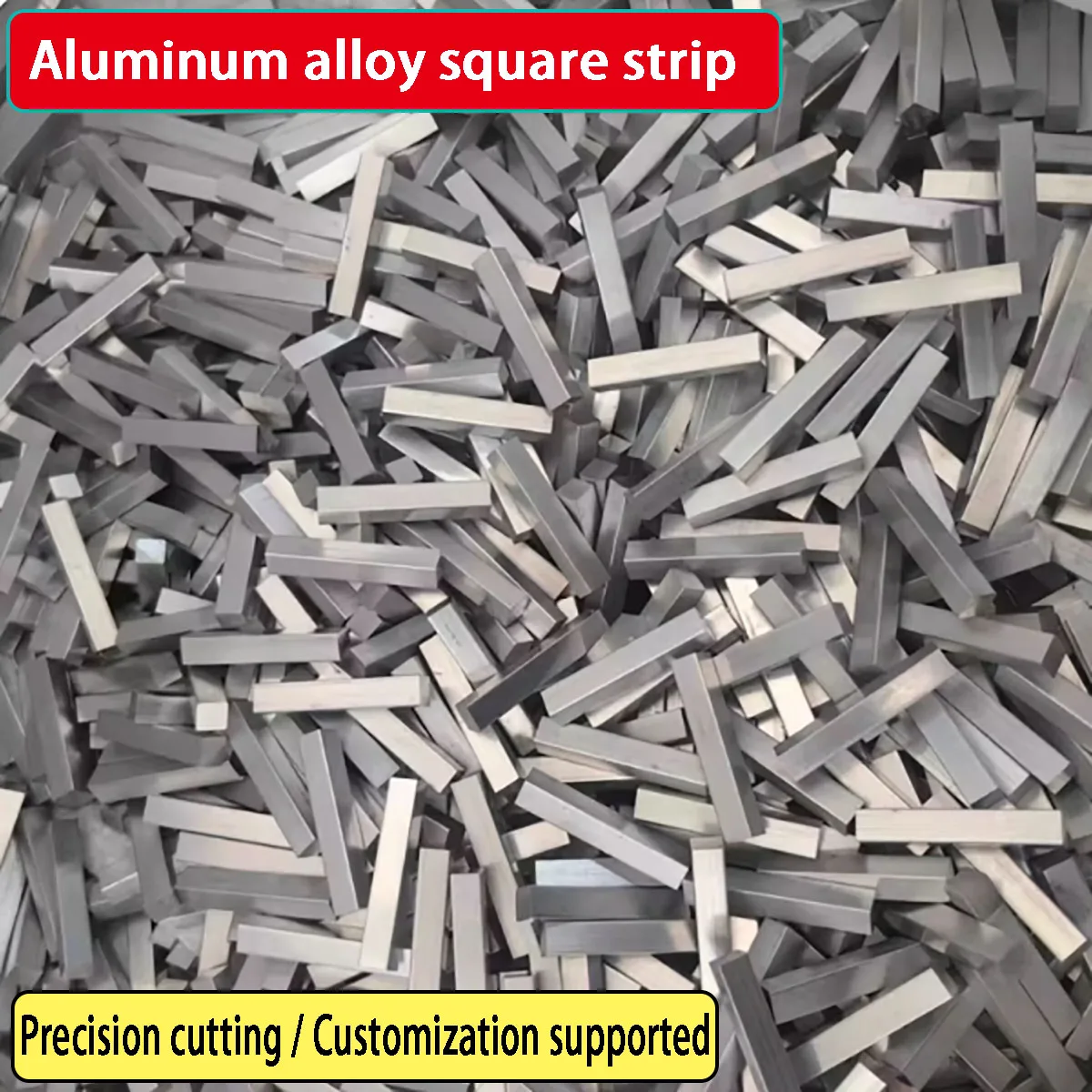 

Solid Aluminum Square Bar Aluminum Block Square Aluminum Sheet Precision Cutting Laser Cutting