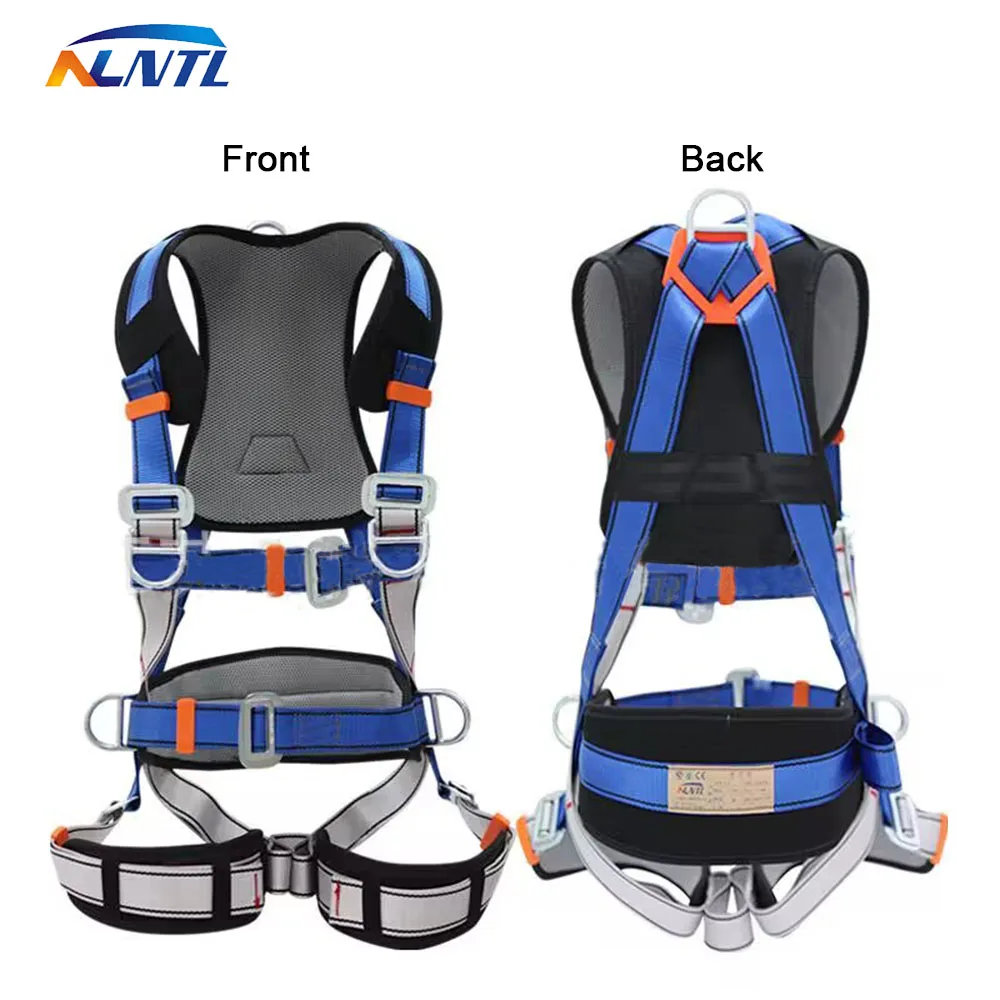 Five-point Work Safety Belt Outdoor Rock Climbing Training High-altitude Full Body Harness Protective Construction Safety Rope