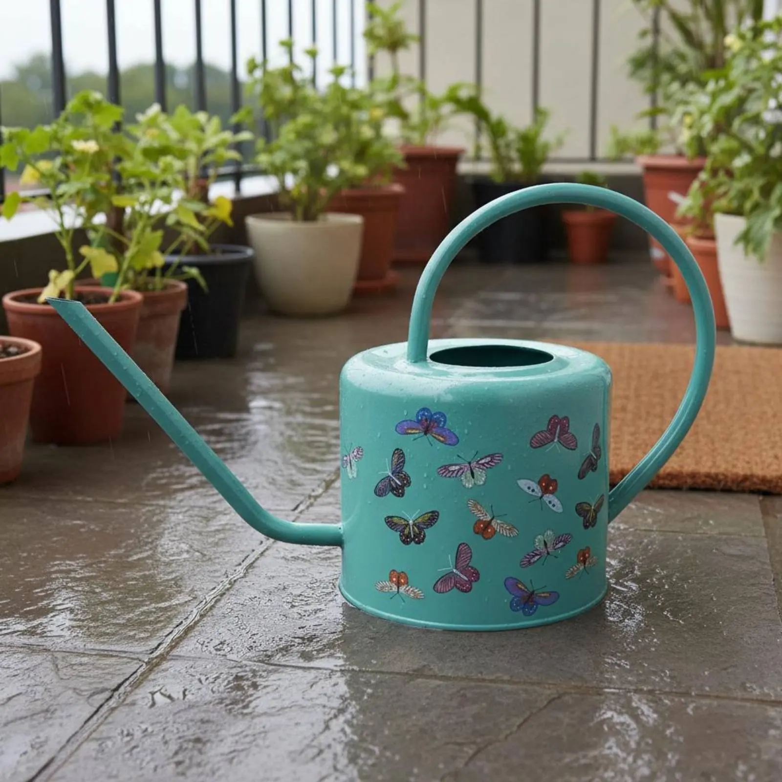 Stainless Steel Watering Can Nordic Design Stainless Steel Watering Pot Garden Tool Easy to Pour for Houseplants view 3