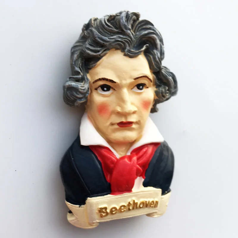 Austria Tourist Souvenirs Fridge Magnets Creative Mozart Beethoven Fridge Stickers Wedding Gifts Children Toys Magnetic Stickers