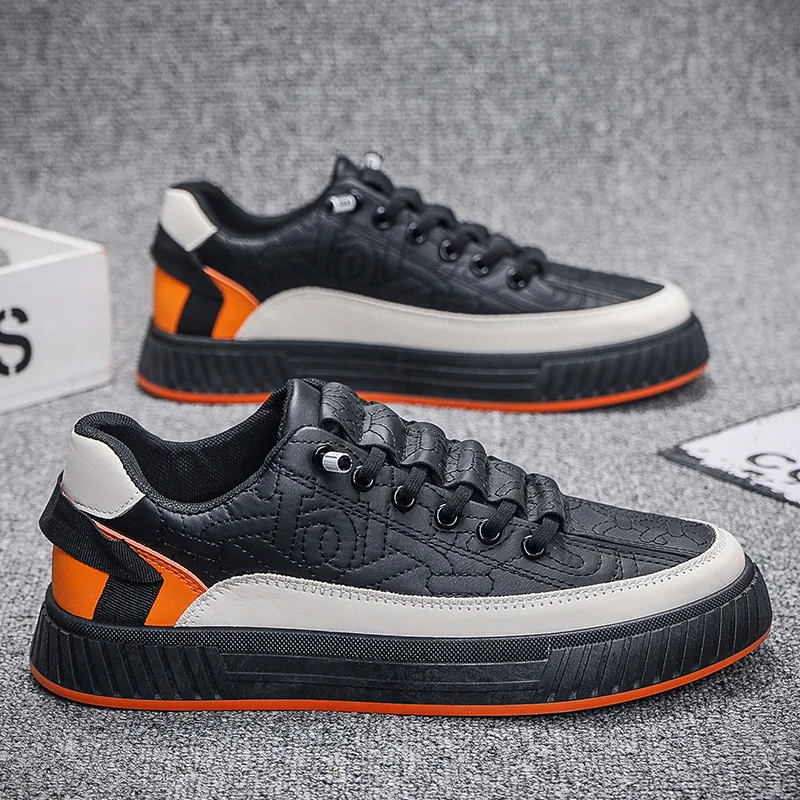 

Brand Man's Vulcanize Shoes Light Luxury Men Chunky Sneakers 2025 Designer Men Fashion Casual Board Shoes Male Vulcanize Shoes