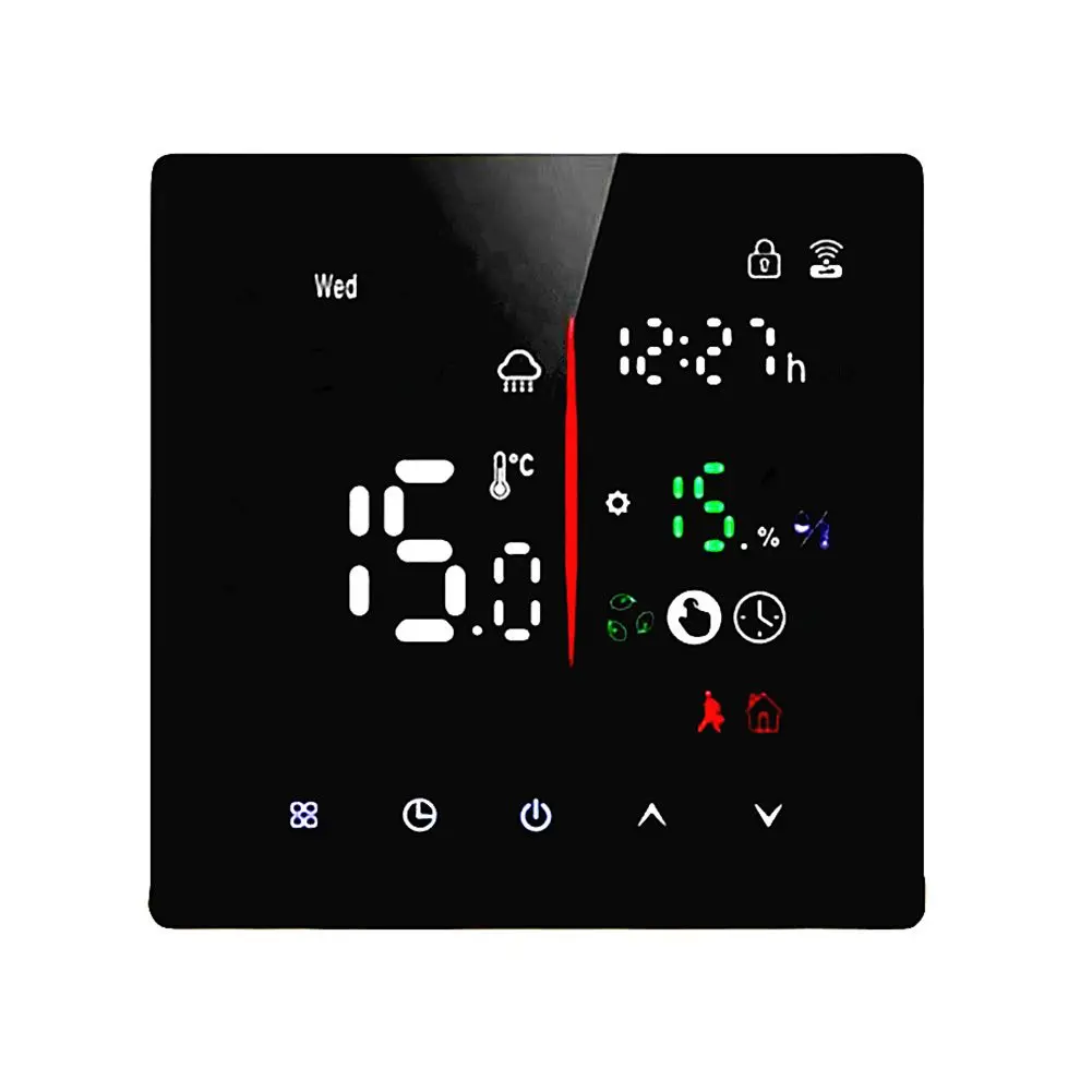 

Able to Integrate With For Alexa the Smart WiFi LCD Thermostat Optimizes Your Home's Temperature Comfort Levels