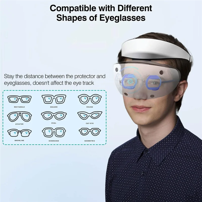 Eyeglasses Frame Protector Case For PS VR2 Sony Myopia Glasses Scratch Resistant Shade Silicone Soft Protective Case