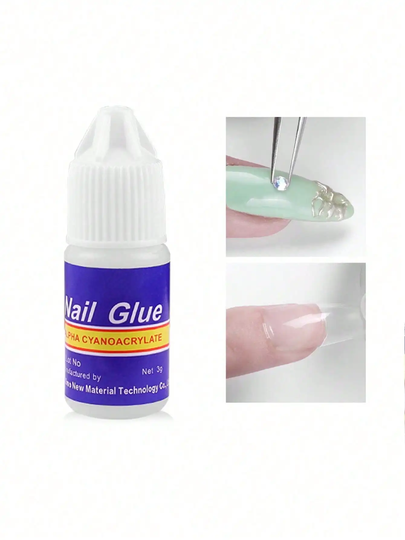 Colle arina pour faux ongles, nail art, 3g, N64.