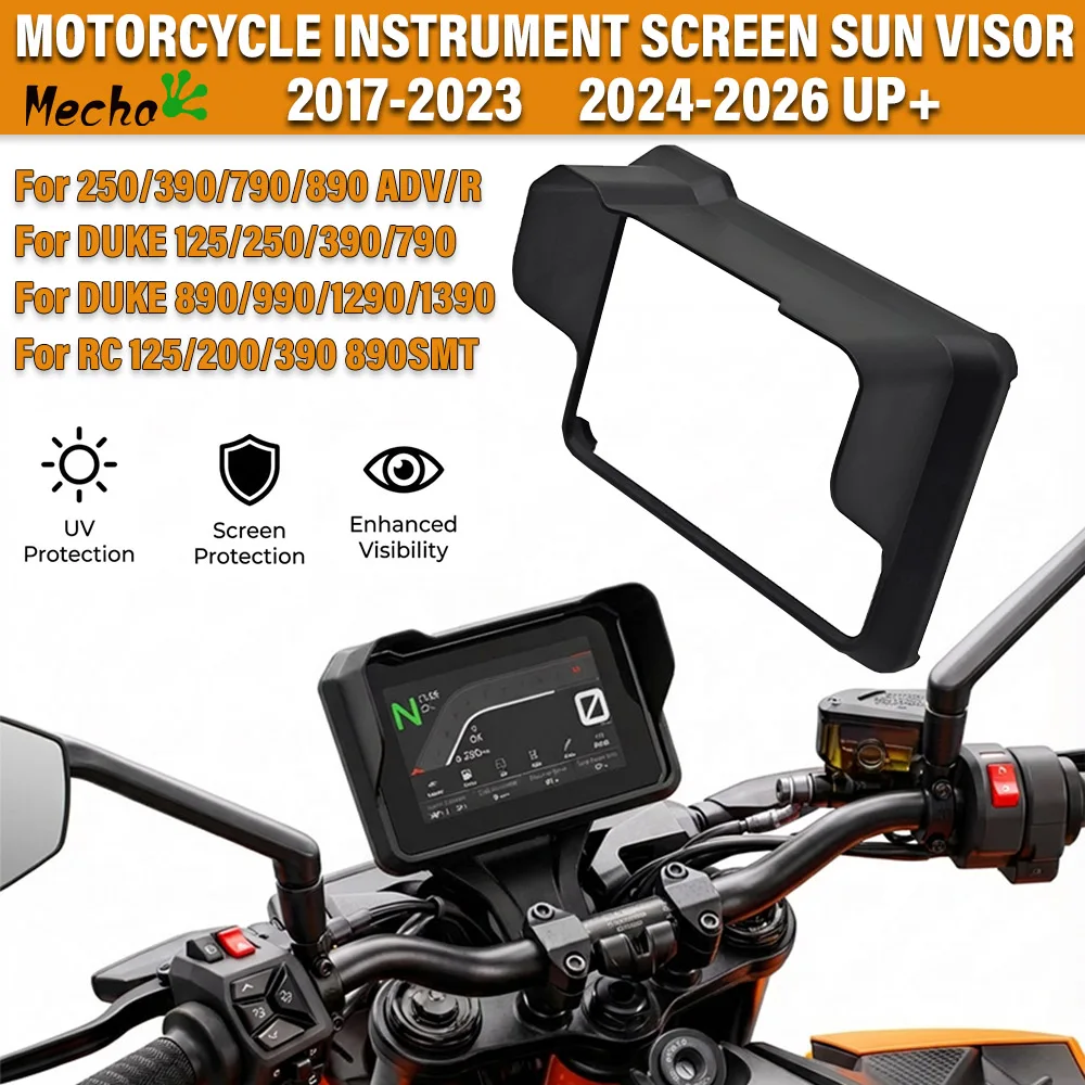 For KTM 250 390 790 890 ADV/R Adventure 390 790 890 1290 1390 990 DUKE RC390 890SMT Motorcycle Instrument Screen Sun Visor Cover