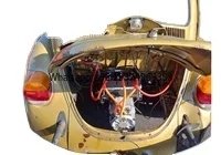 Electric Sedan Car  ,15KW 96V Driving System for Electric Car  , Iconic German Economy Car  Rebuild Old Vehicles,