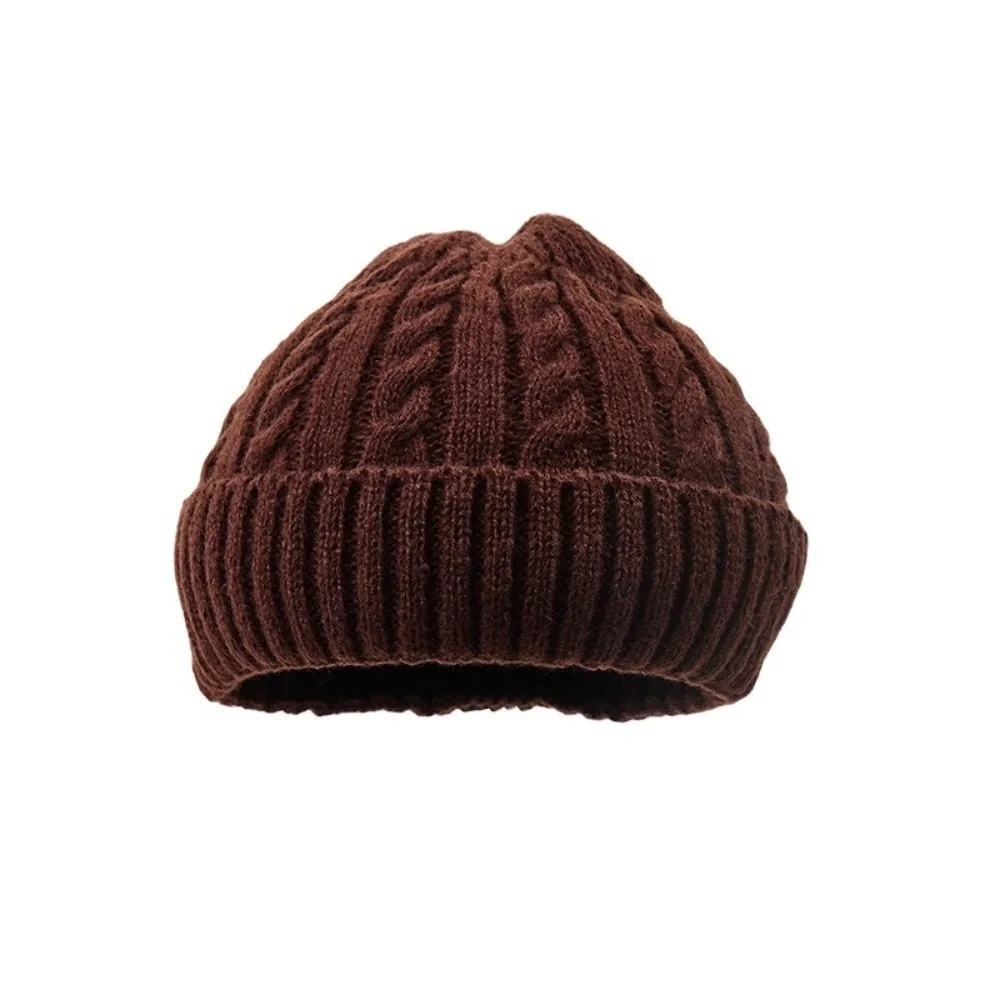 Cable Knit Cable Knit Beanie Hat Thermal Soft Stretchy Winter Thermal Beanie Windproof Unisex Size Outdoor Knit Hat For Skiing