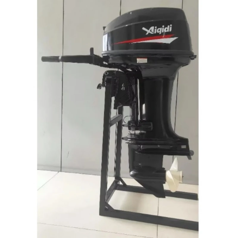 T40 2 Stroke 40HP Outboard Boat Motor 703cc Engine 29.4kw Water Cooling Tiller/Remote Control Low Noise for Speed Boat