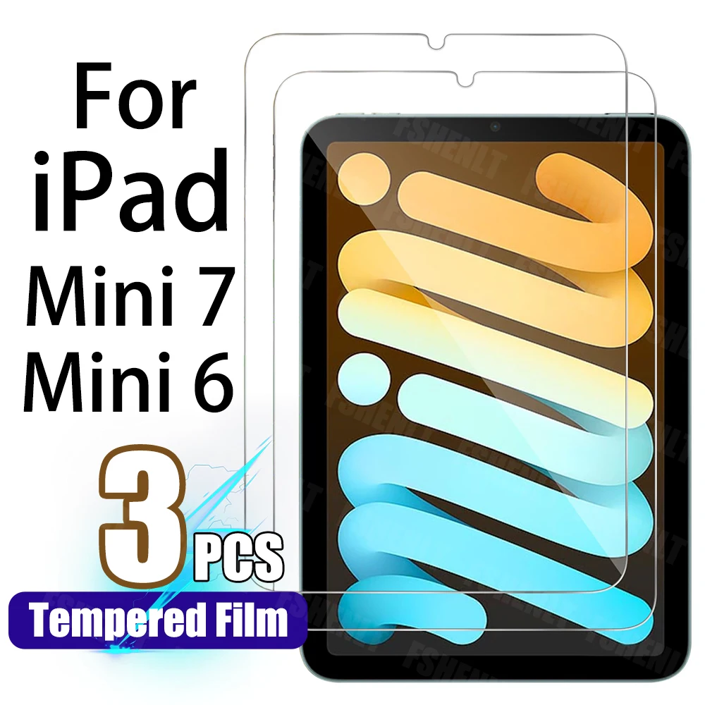Tempered Glass Film for iPad Mini 7 (7th Generation, 2024) & iPad Mini 6 (6th Gen, 2021), 8.3-Inch,Screen Protector Anti-Scratch