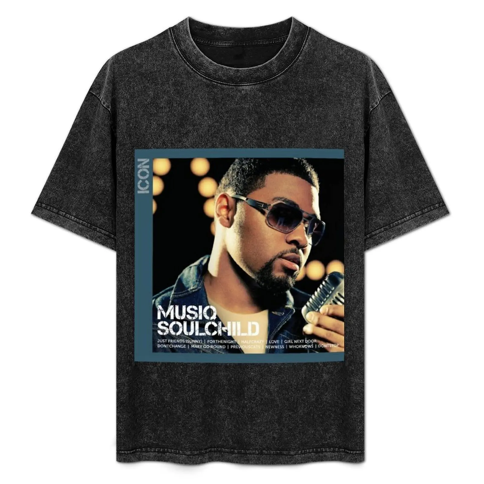 

Musiq Soulchild ICON T-Shirt Stylish Graphic Short Sleeve Top