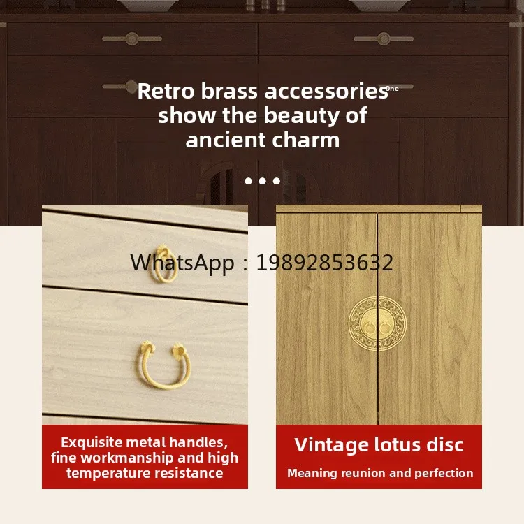 YFY خشب متين بوذا ضريح خزانة الثروة المنزل مذبح البخور الجدول الله عبادة خزانة ضريح مذبح بوذا قاعة خزانة #6