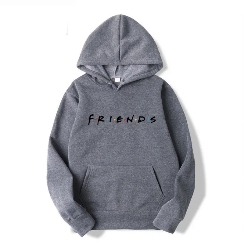 2024 New Autumn and winter fashion friends hoodie sweatshirt white friend shirt and hat hooded sweatshirt for men and women