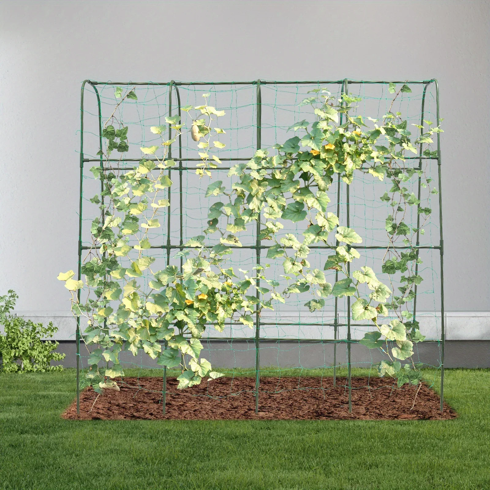 

Полка для цветов лозы 160x160 см с сеткой и диаметром трубы 11 мм, идеальный подарок, подходит для различных вьющихся растений, стали