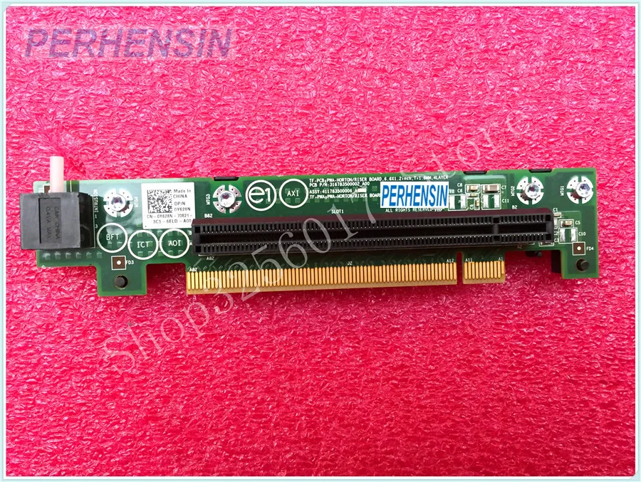 Genuine FOR DELL PowerEdge R210 Riser Card Board PCI-E - Y628N 0Y628N 100% Works Perfectly