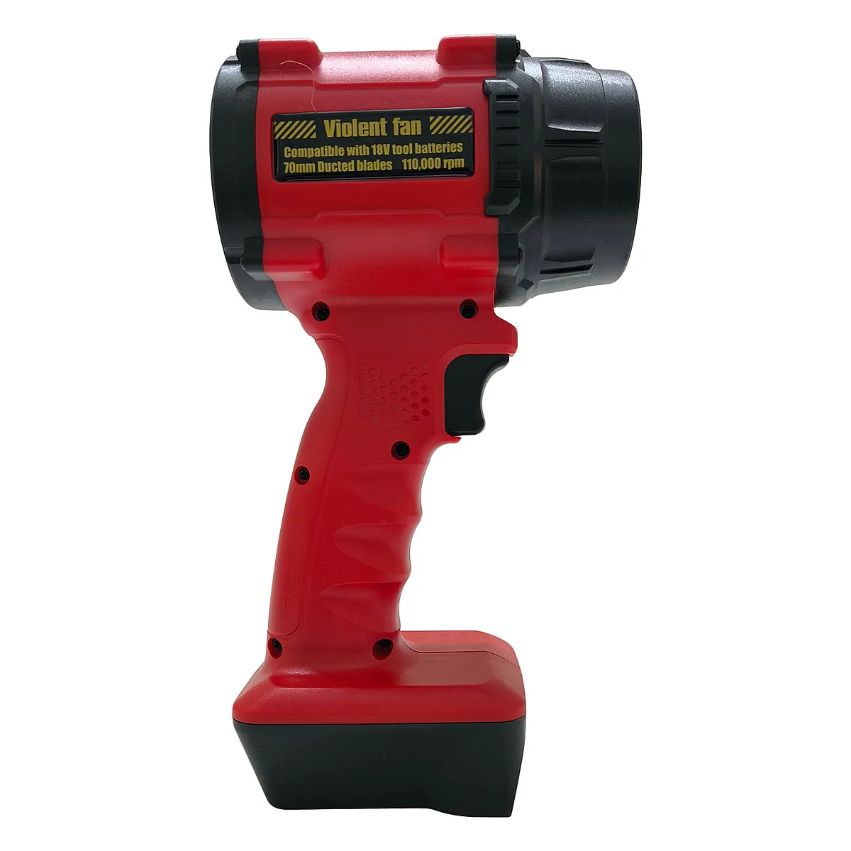 Kipas Jet Turbo 110000RPM Peniup Udara Listrik Kipas Keras Portabel Kemoceng Udara Tanpa Kabel Kecepatan Tinggi untuk Baterai Milwaukee 18V