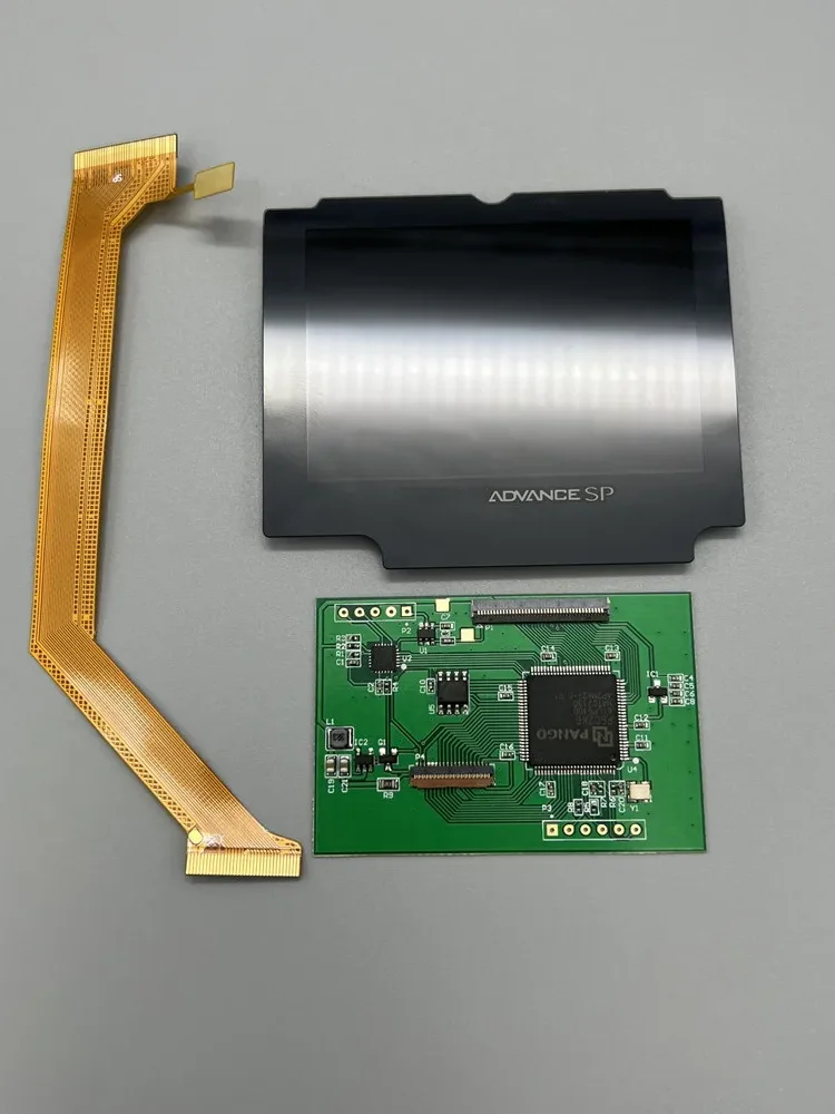 Nowy ekran LCD IPS o przekątnej 3,0 cala i wysokiej jasności, odpowiedni dla Gameboy Advance SP GBASP. — zdjęcie produktu 7