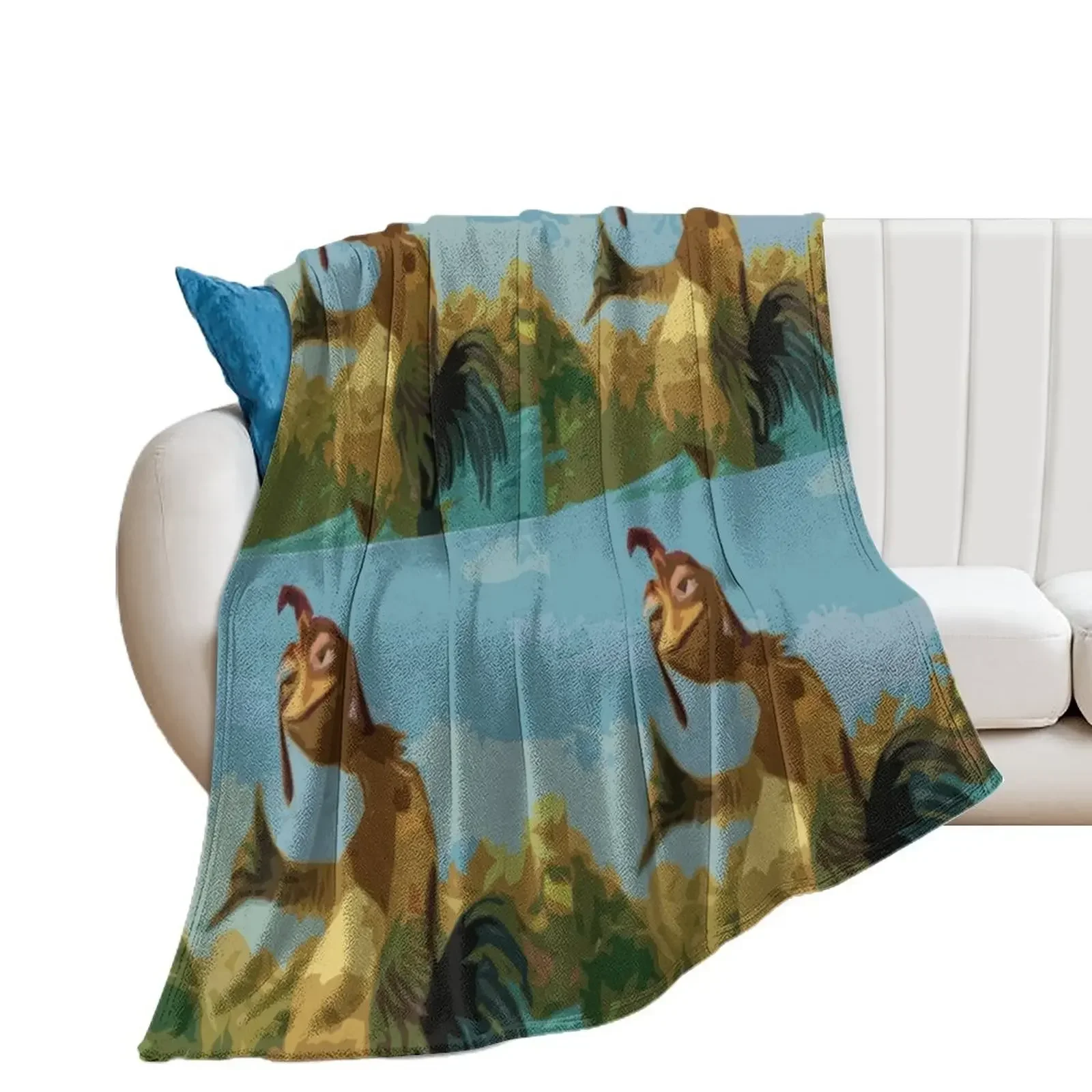 

Chicken Joe Print Throw Blanket Extra Large Throw anime Blankets