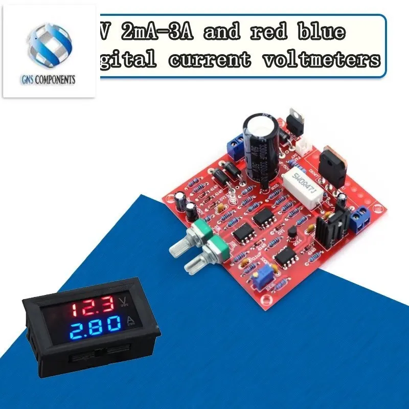 0-30V Red 2mA-3A Continuously Adjustable DC Regulated Power Supply DIY Kit for school education lab DIY Kit